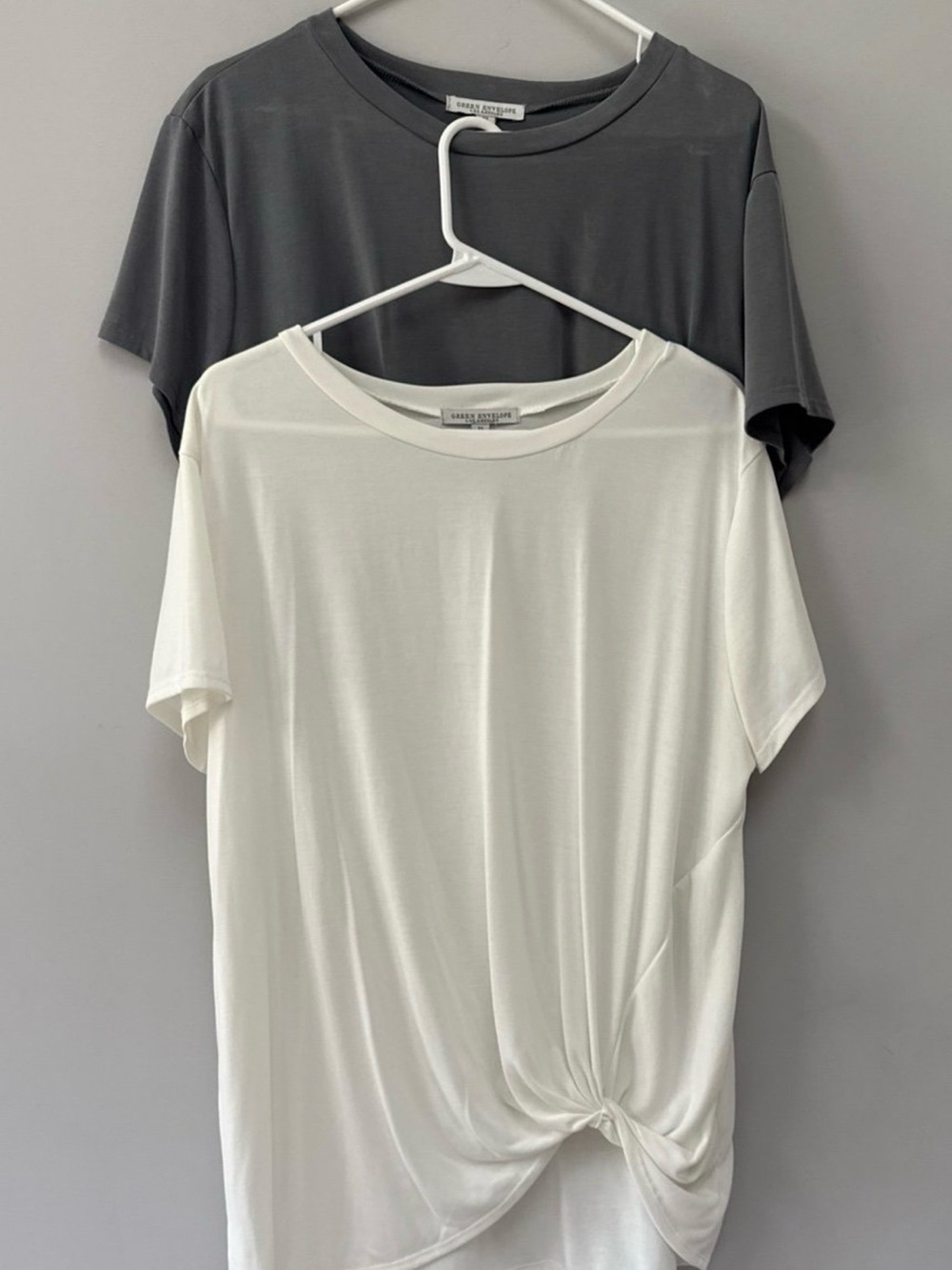 Women’s Knot Front Tees - set of 2